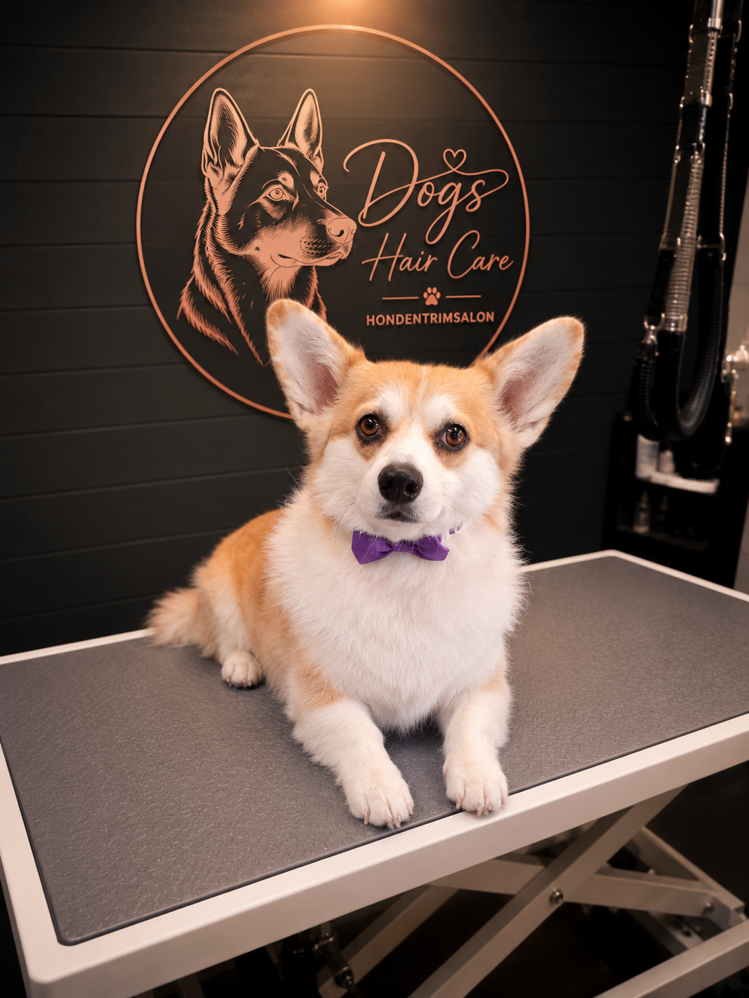 Getrimde hond bij Dog's Hair Care in Kerkrade